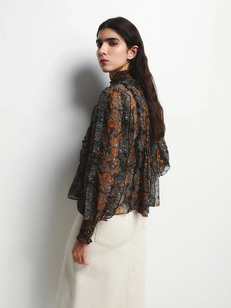 BLUSA MUJER SFERA ESTAMPADA - 4