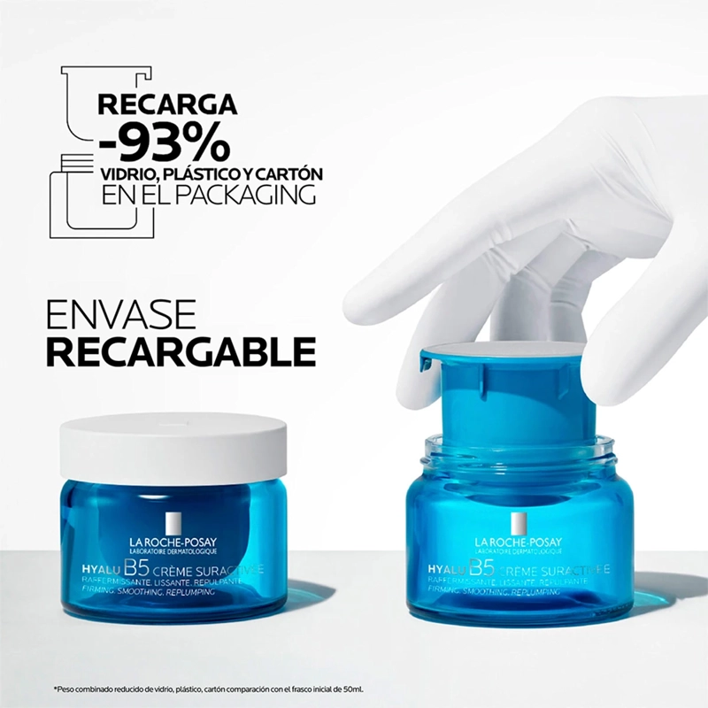 REFILL CREMA ANTI ARRUGAS LA ROCHE POSAY HYALU B5 SURACTIVADA 50ML - 4