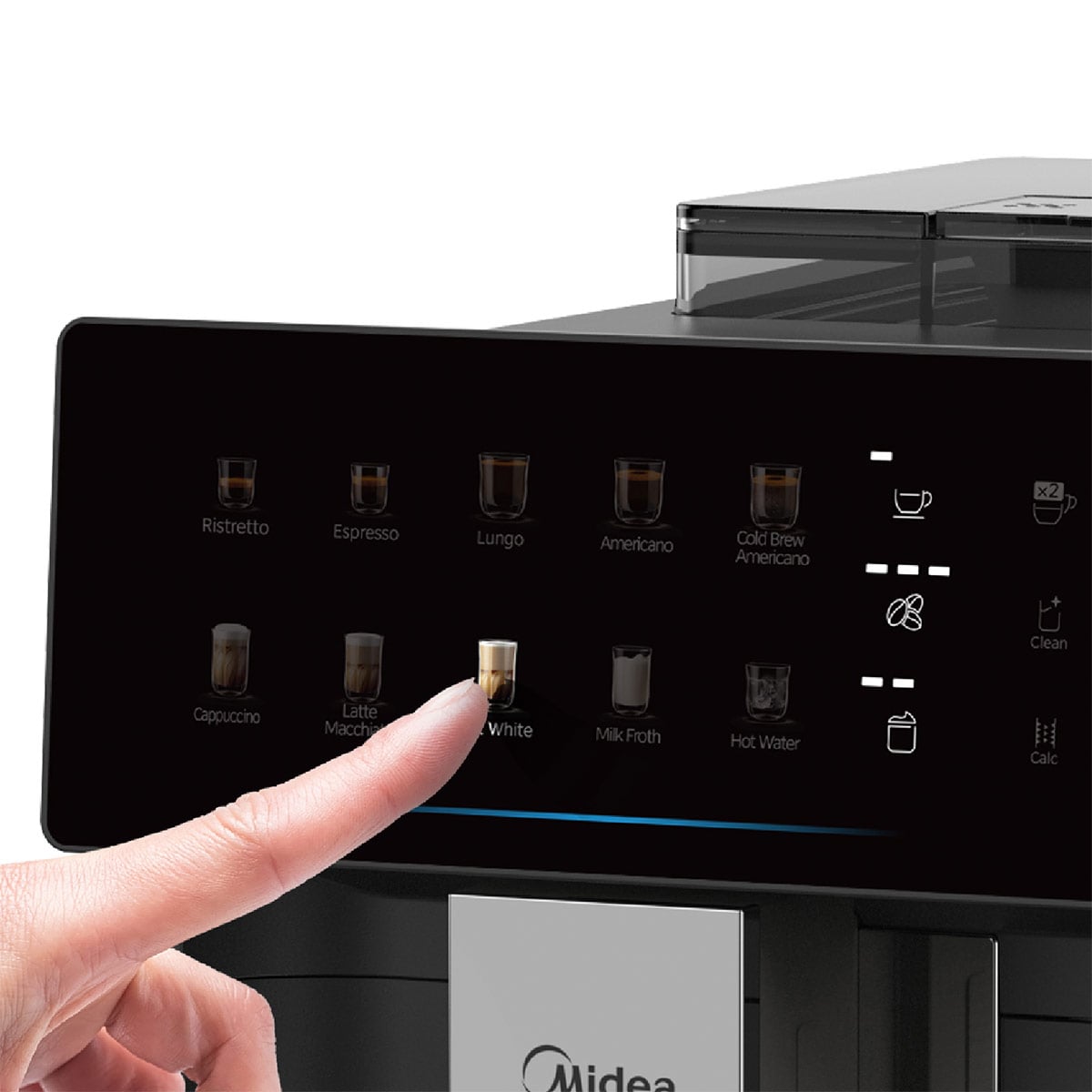CAFETERA MIDEA SUPER AUTOMÁTICA MC-FA250DBK - 6
