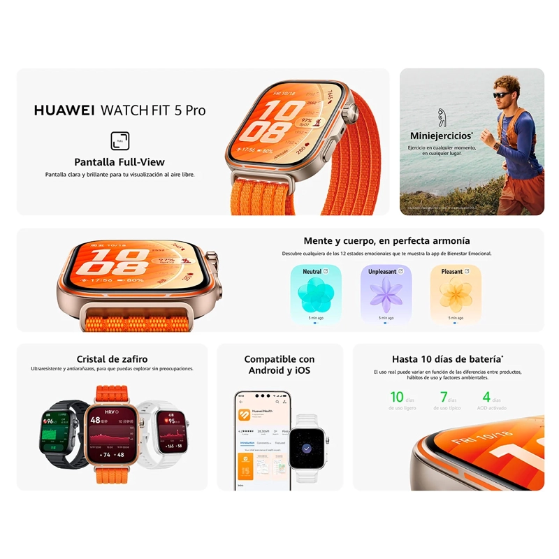 SMARTWATCH HUAWEI FIT 5 PRO - 5