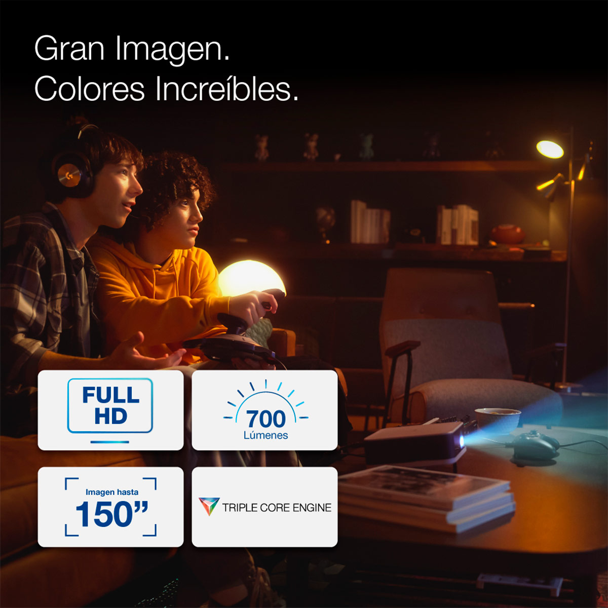 PROYECTOR EPSON FHD LIFESTUDIO POP EF-61 700LM - 3