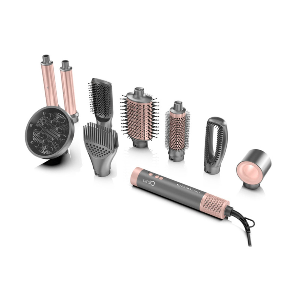 SECADOR DE PELO GAMA UNIQ FLOW MULTISTYLER 9 EN 1 1300W - 1