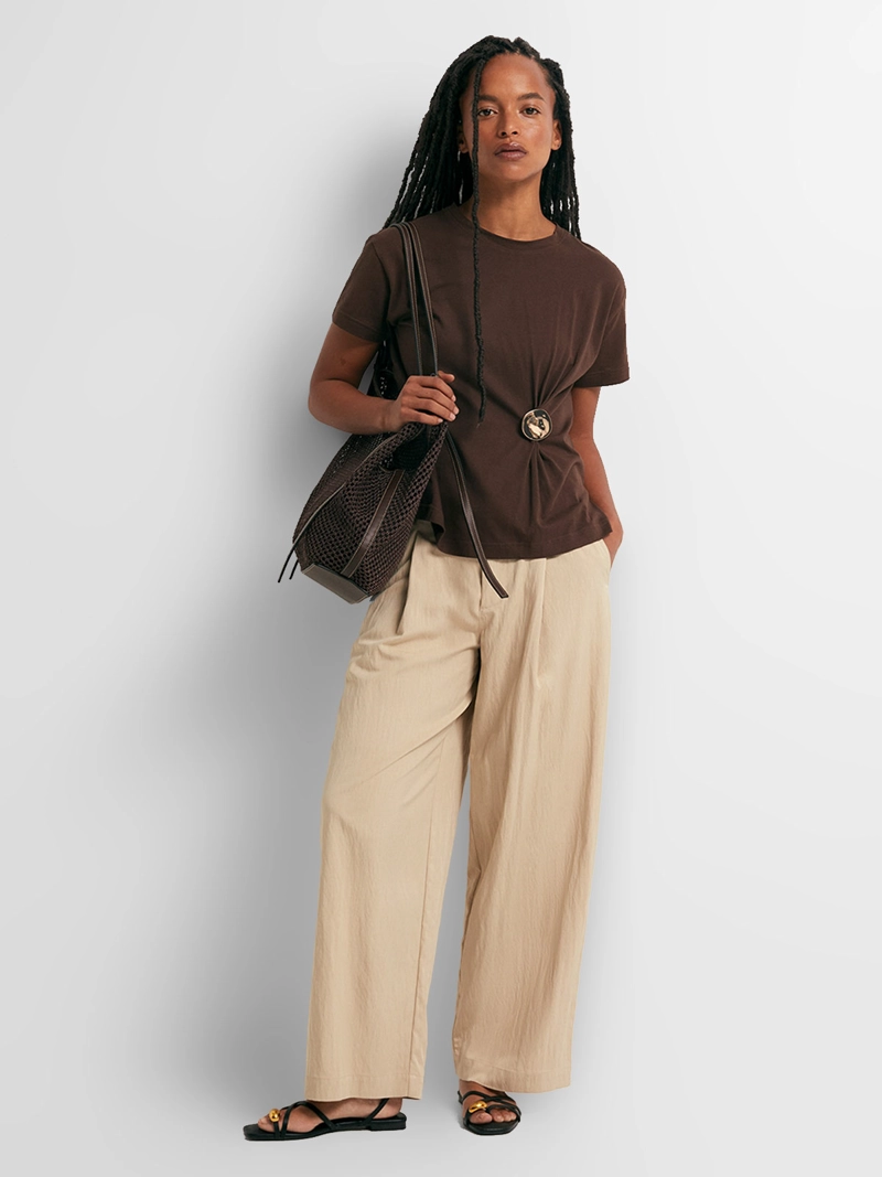 BLUSA MUJER SFERA ALGODÓN MANGA CORTA PIEZA - 3