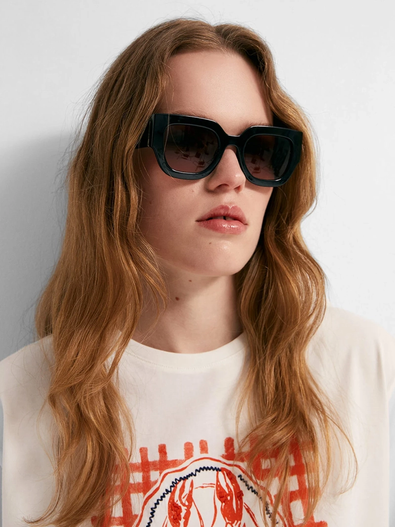BLUSA MUJER SFERA ALGODÓN MANGA CORTA SUMMER - 2