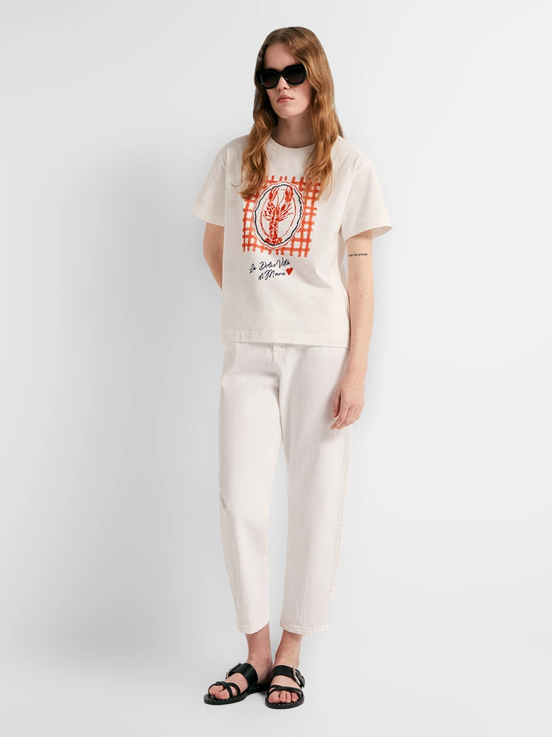 BLUSA MUJER SFERA ALGODÓN MANGA CORTA SUMMER - 3