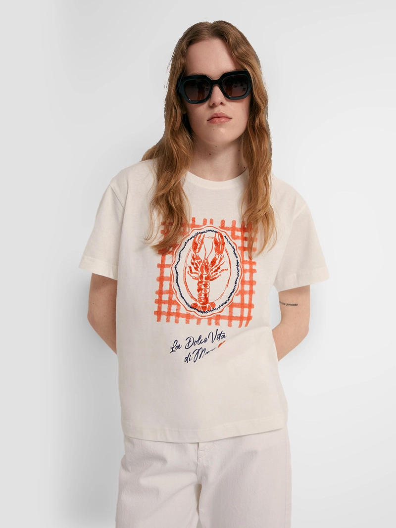 BLUSA MUJER SFERA ALGODÓN MANGA CORTA SUMMER - 1