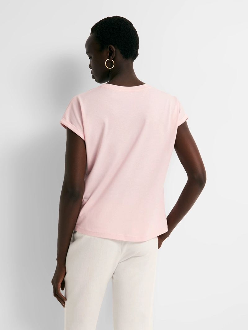 BLUSA MUJER SFERA ALGODÓN MANGA CORTA ESTAMPADO MATISSE - 2