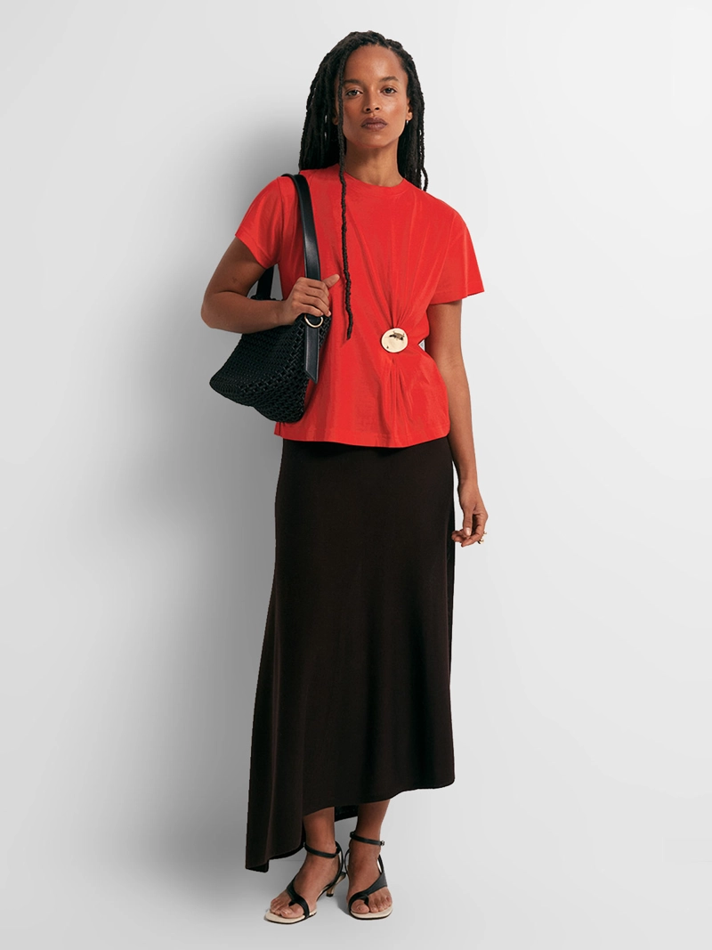 BLUSA MUJER SFERA ALGODÓN MANGA CORTA PIEZA - 4