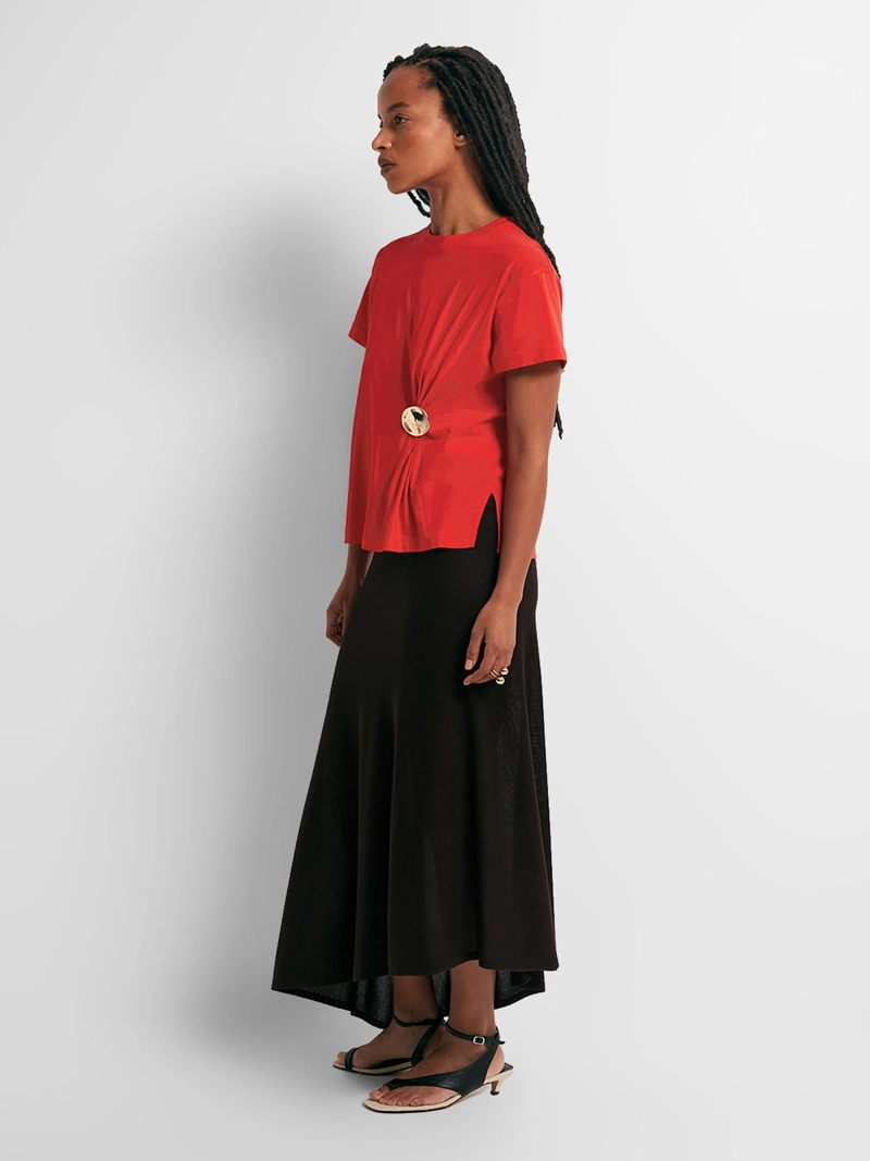 BLUSA MUJER SFERA ALGODÓN MANGA CORTA PIEZA - 5
