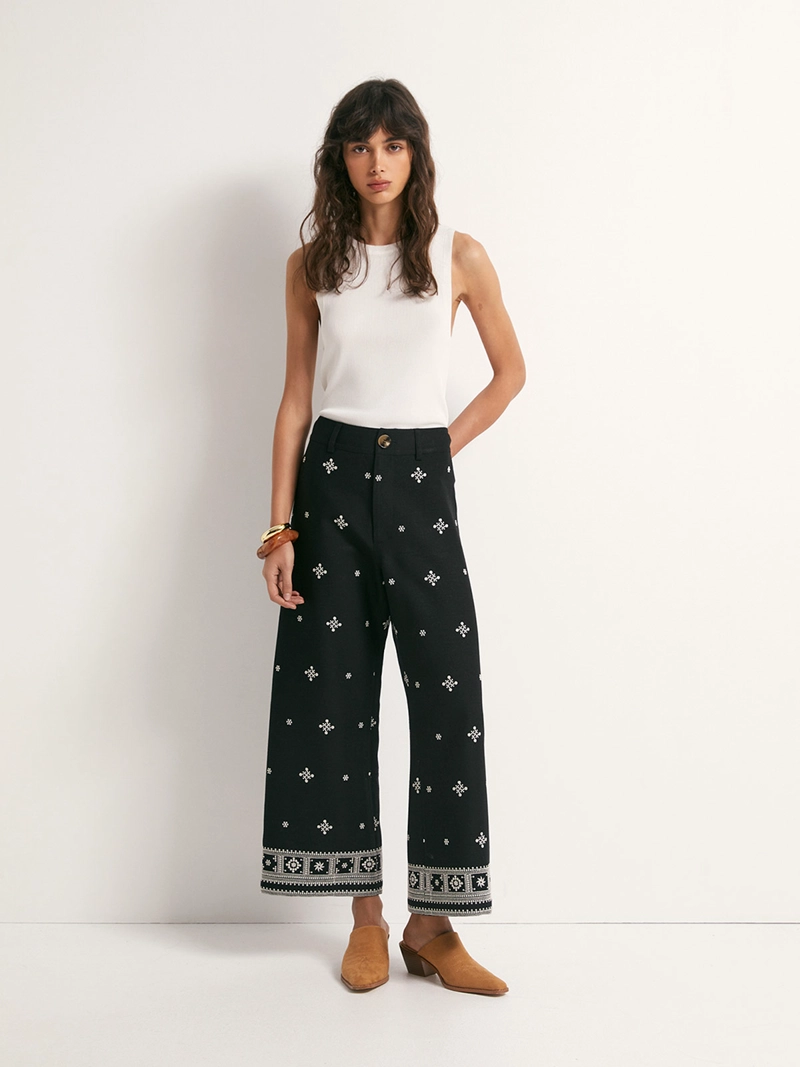 PANTALÓN MUJER SFERA ANCHO - 1
