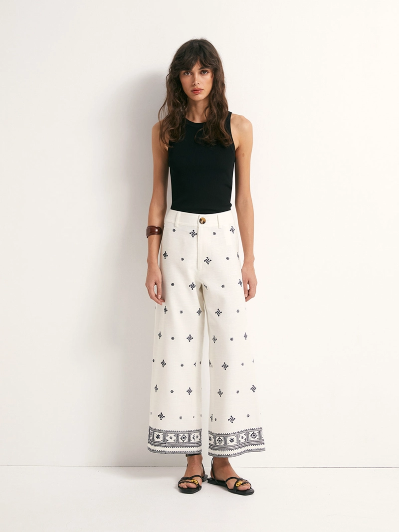 PANTALÓN MUJER SFERA ANCHO - 1