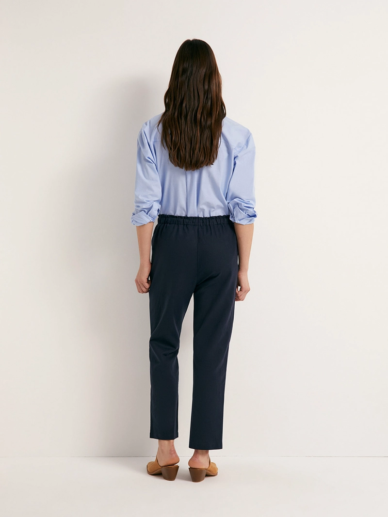 PANTALÓN MUJER SFERA LINO RECTO - 4