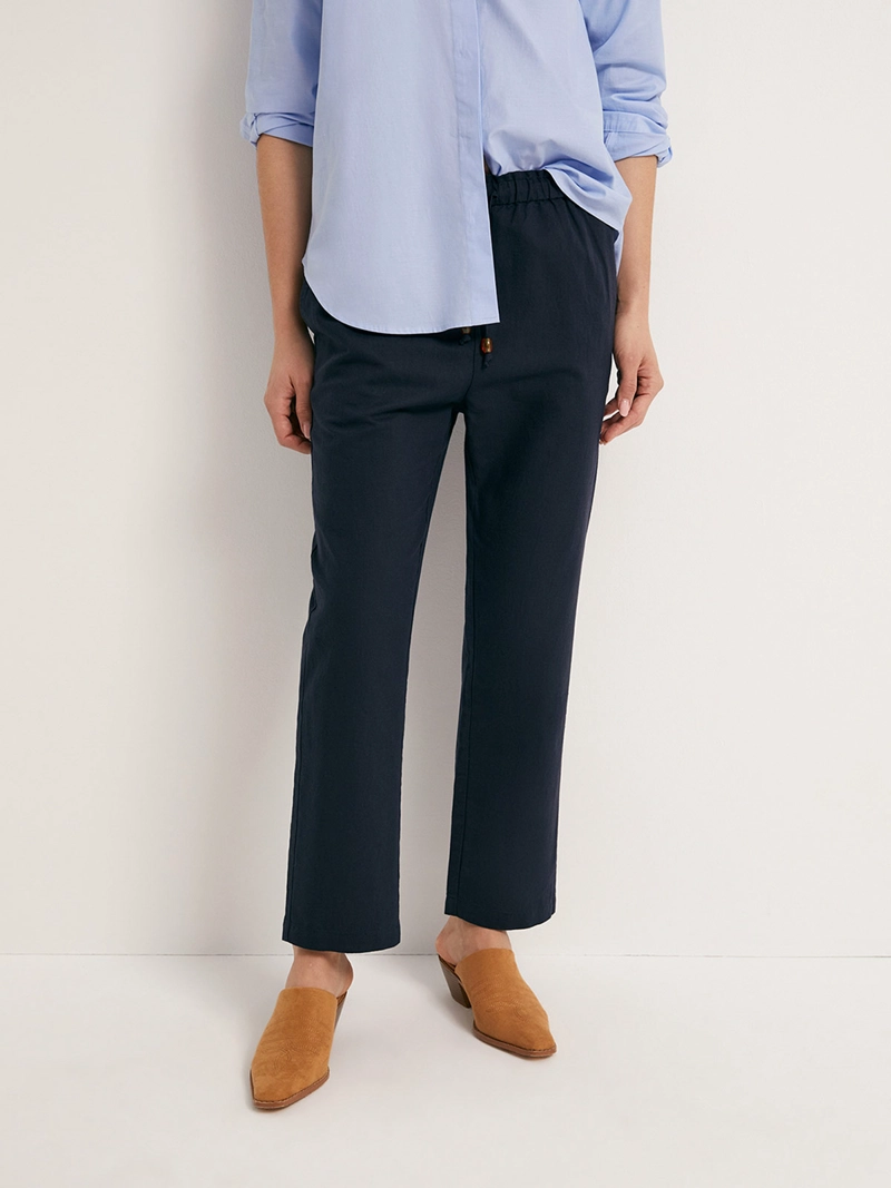 PANTALÓN MUJER SFERA LINO RECTO - 2