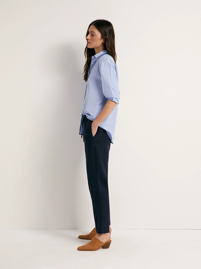 PANTALÓN MUJER SFERA LINO RECTO - 3