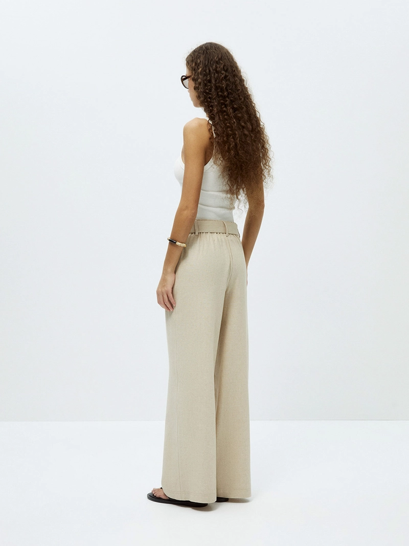 PANTALÓN MUJER SFERA LINO  - 5