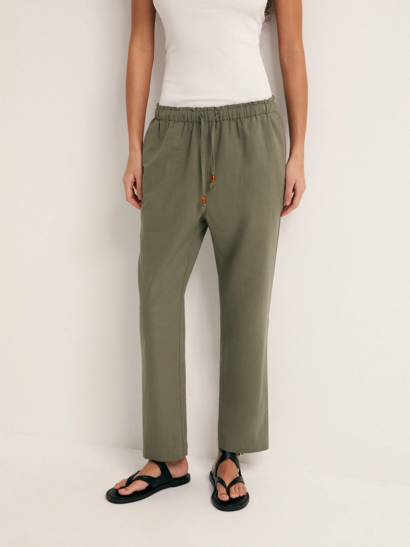 PANTALÓN MUJER SFERA LINO RECTO - 3