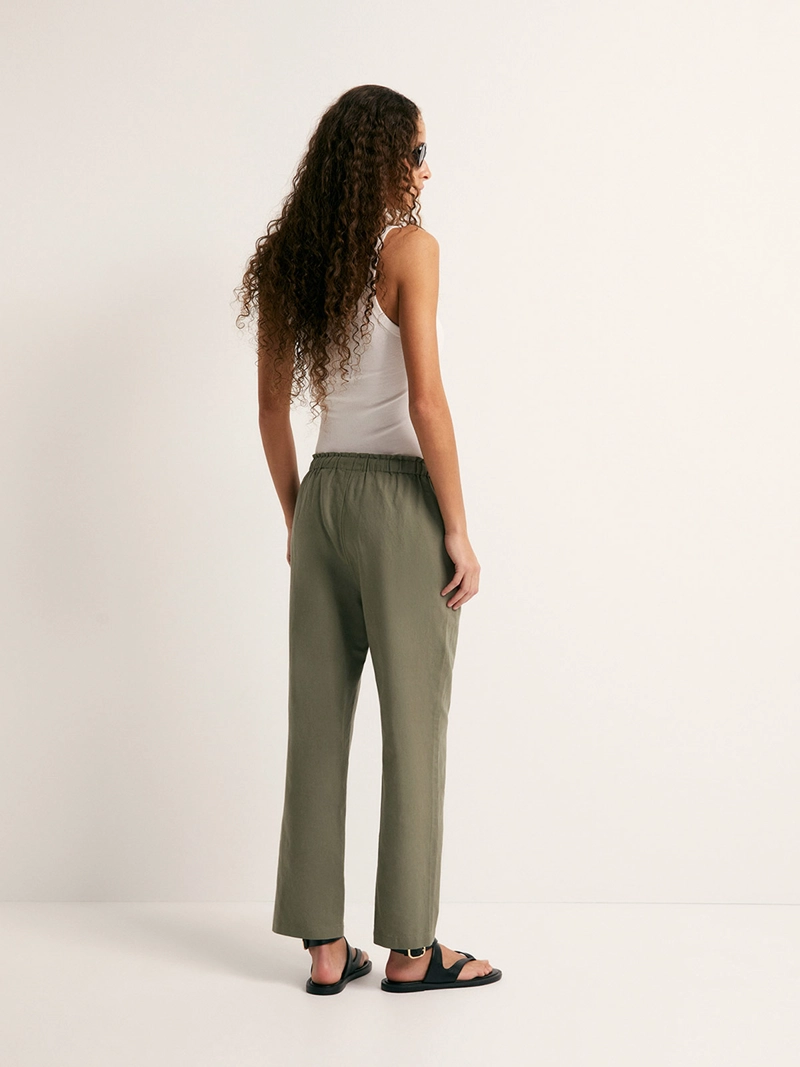 PANTALÓN MUJER SFERA LINO RECTO - 4