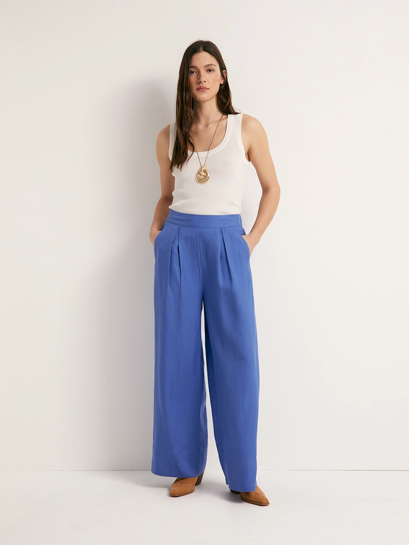 PANTALÓN MUJER SFERA LINO - 1