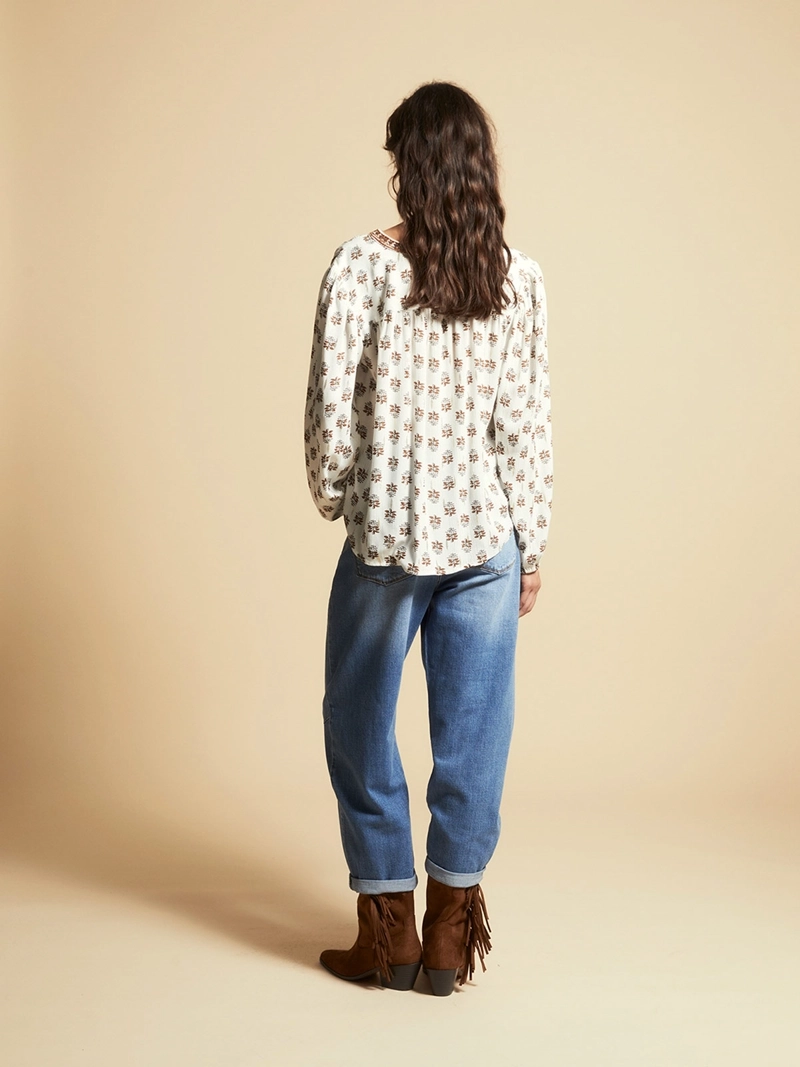 BLUSA MUJER SFERA ESTAMPADA - 3