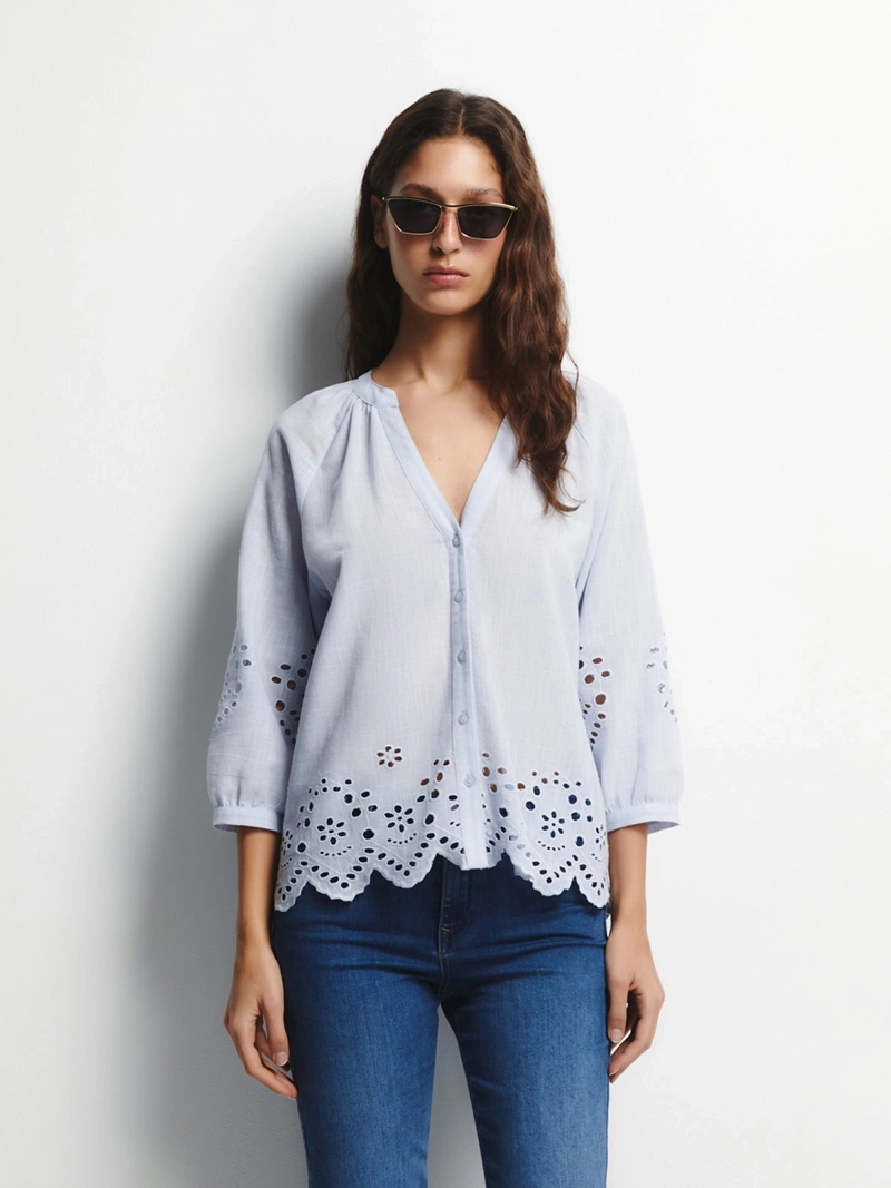 BLUSA MUJER SFERA ALGODÓN  - 2