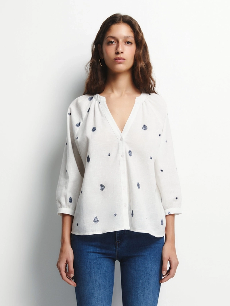 BLUSA MUJER SFERA ALGODÓN  - 2