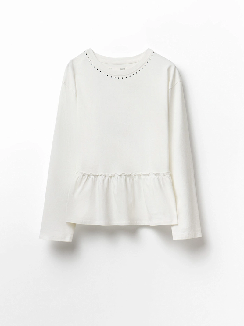 POLERA MUJER SFERA ALGODÓN MANGA LARGA - 5