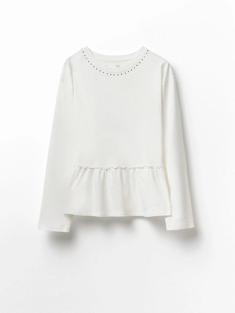 POLERA MUJER SFERA ALGODÓN MANGA LARGA - 5
