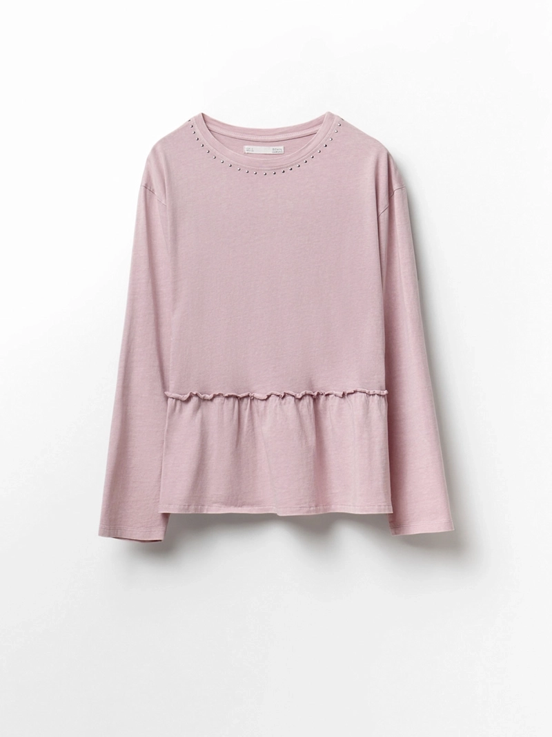 POLERA MUJER SFERA ALGODÓN MANGA LARGA - 5