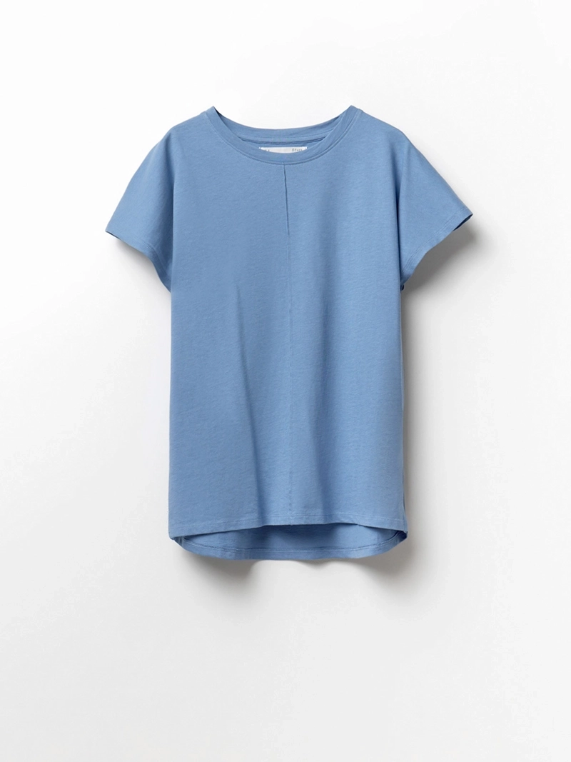 BLUSA MUJER SFERA ALGODÓN MANGA CORTA LISA - 5