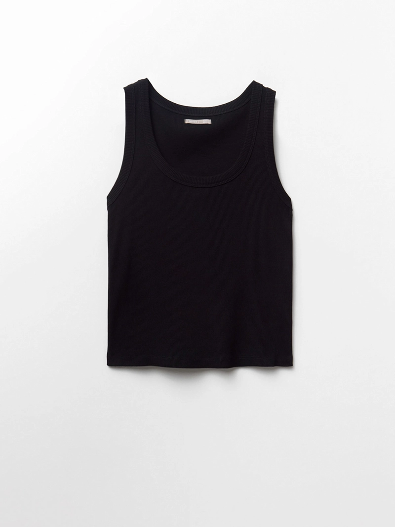 BLUSA MUJER SFERA ALGODÓN SIN MANGAS RIB - 5