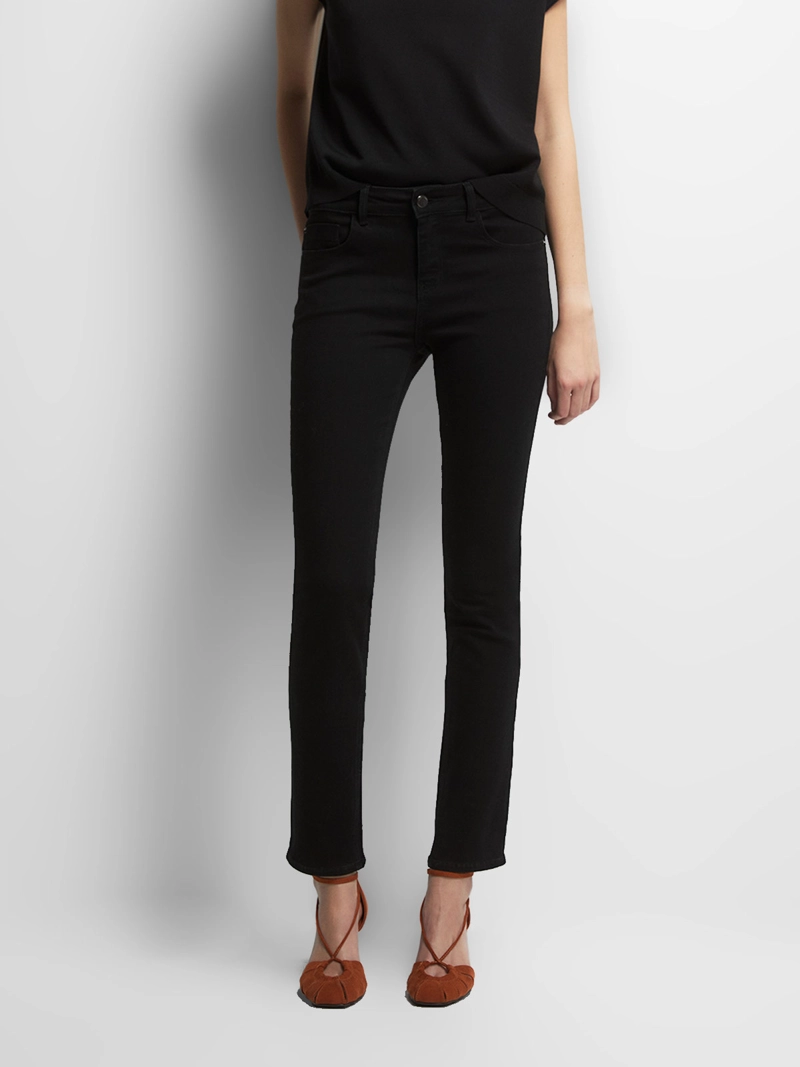 JEANS MUJER SFERA RECTO AJUSTADO TIRO ALTO - 1