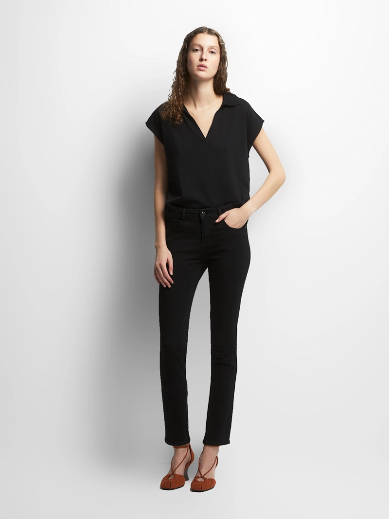 JEANS MUJER SFERA RECTO AJUSTADO TIRO ALTO - 3