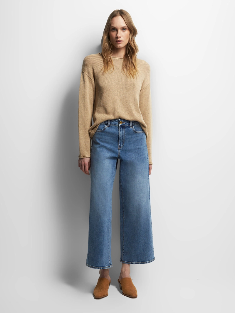 JEANS MUJER SFERA CULOTTE TIRO ALTO - 3