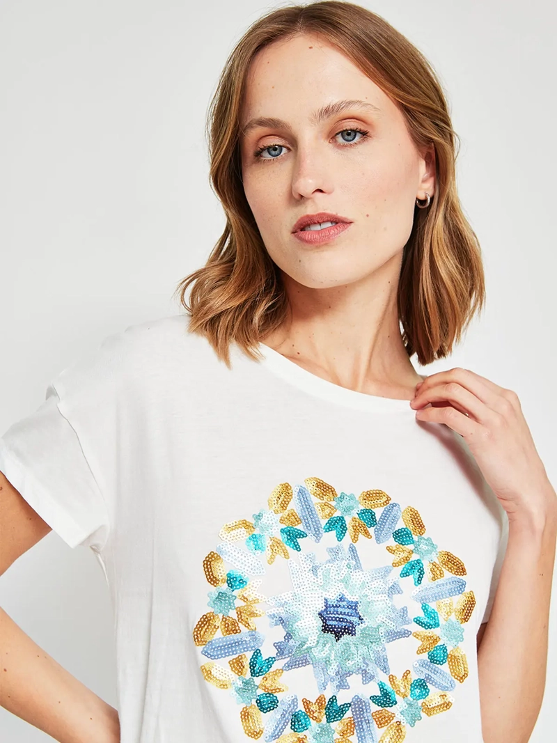 BLUSA MUJER SFERA ALGODÓN  - 4