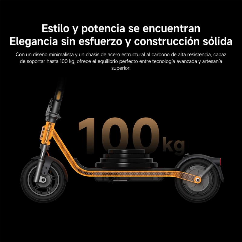 SCOOTER PLEGABLE XIAOMI 6 LITE NEGRO - 3