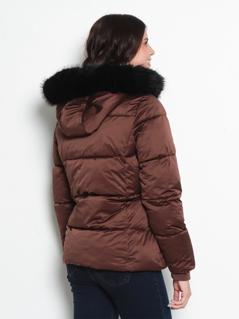 PARKA MUJER WADOS MANGA LARGA CAPUCHA Y CIERRE - 4