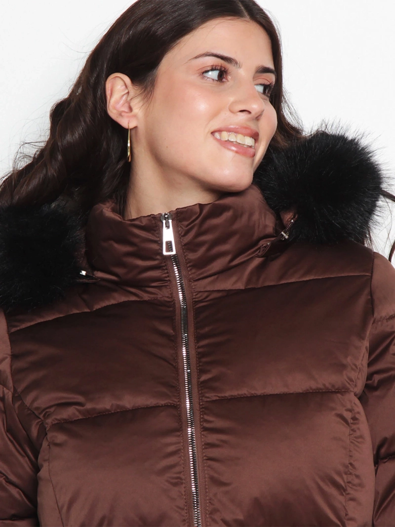 PARKA MUJER WADOS MANGA LARGA CAPUCHA Y CIERRE - 5