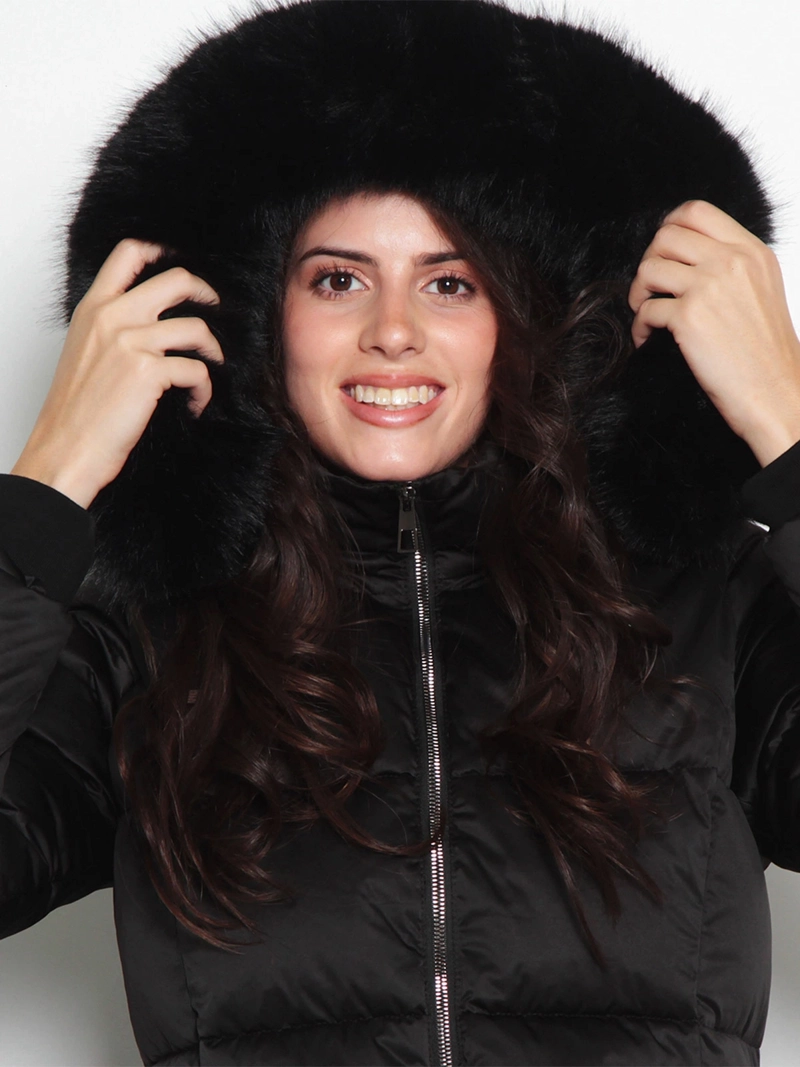PARKA MUJER WADOS MANGA LARGA CAPUCHA Y CIERRE - 8