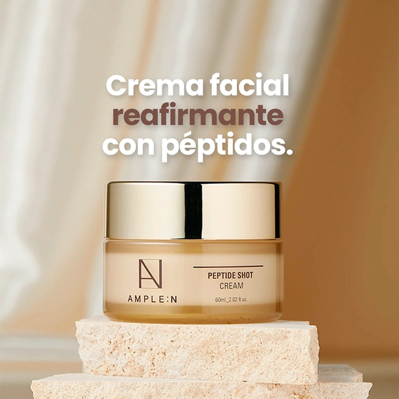 CREMA ANTIEDAD ROSTRO AMPLEN PÉPTIDOS 60ML - 3
