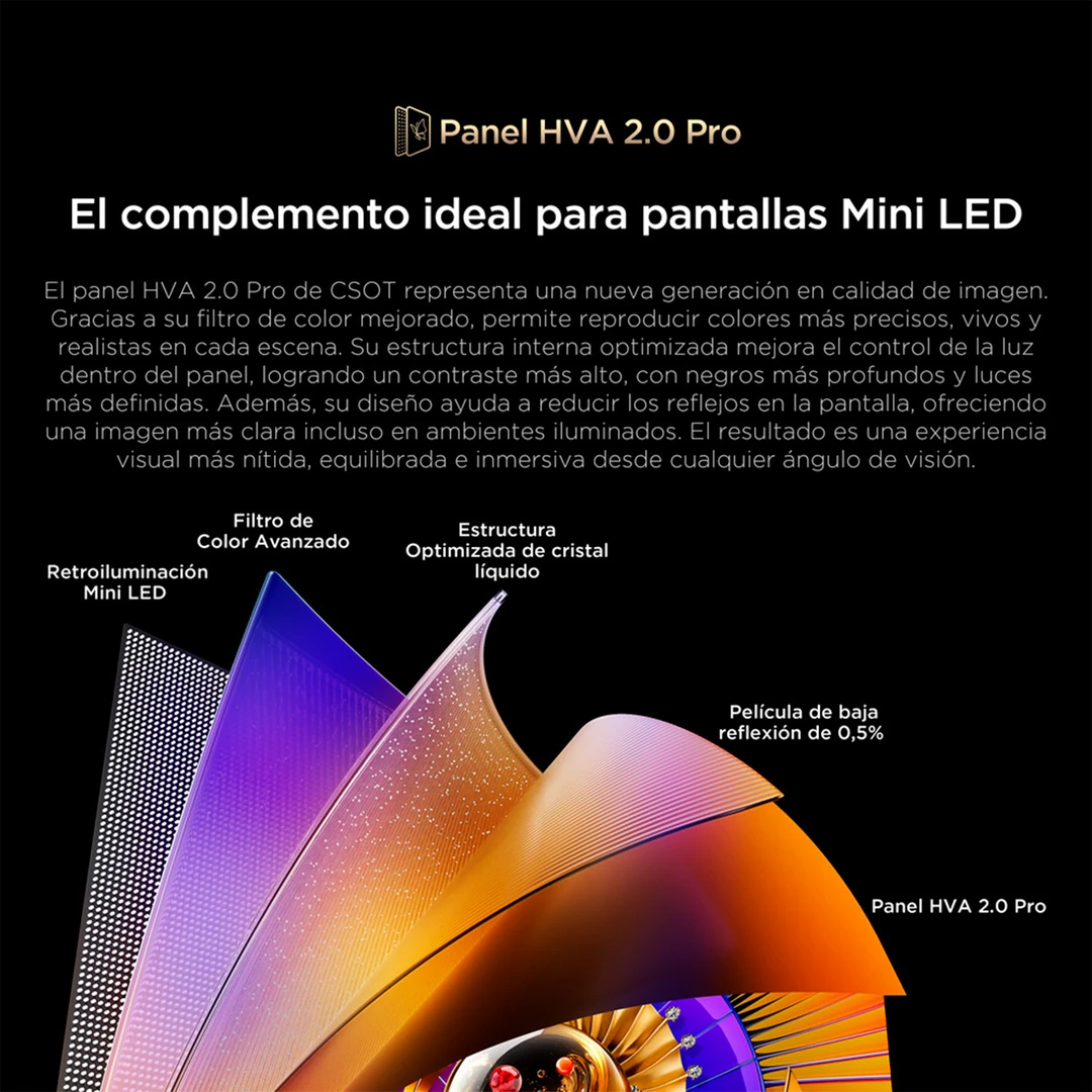 SMART TV TCL SQD-MINI LED 4K UHD 55” 55C7L - 6
