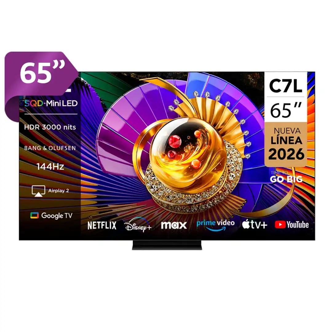SMART TV TCL SQD-MINI LED 4K UHD 65” 65C7L - 1