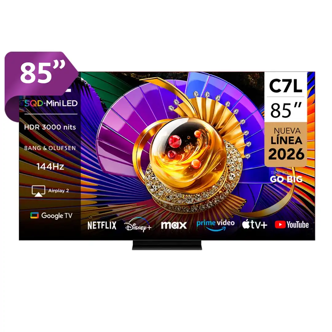 SMART TV TCL SQD-MINI LED 4K UHD 85” 85C7L