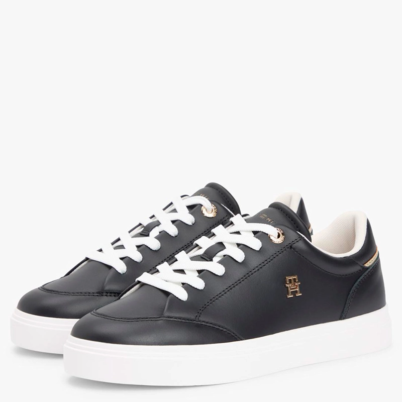 ZAPATILLAS MUJER TOMMY HILFIGER CASUALES NEGRO FW0FW09106BDS  - 2