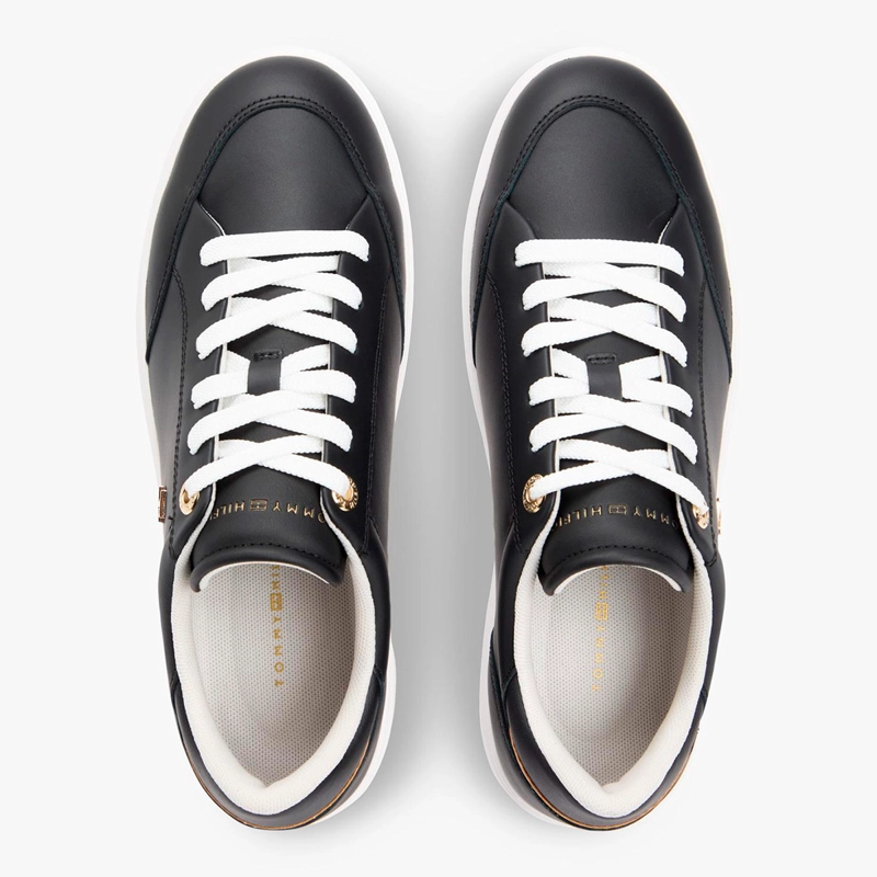 ZAPATILLAS MUJER TOMMY HILFIGER CASUALES NEGRO FW0FW09106BDS  - 4