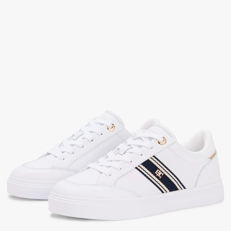 ZAPATILLAS MUJER TOMMY HILFIGER CASUALES BLANCA FW0FW09354YBS  - 2