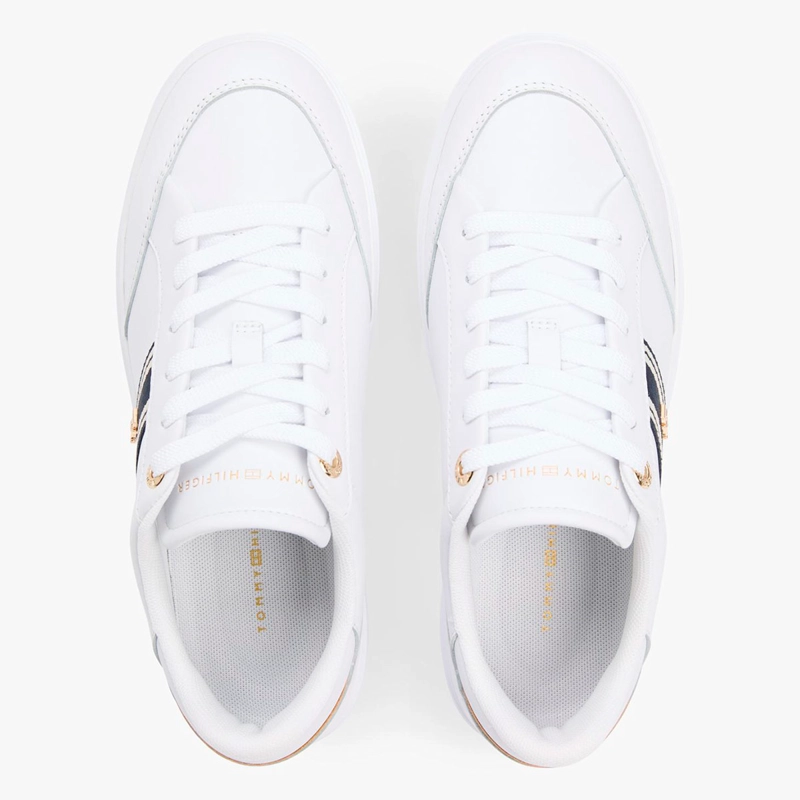 ZAPATILLAS MUJER TOMMY HILFIGER CASUALES BLANCA FW0FW09354YBS  - 4
