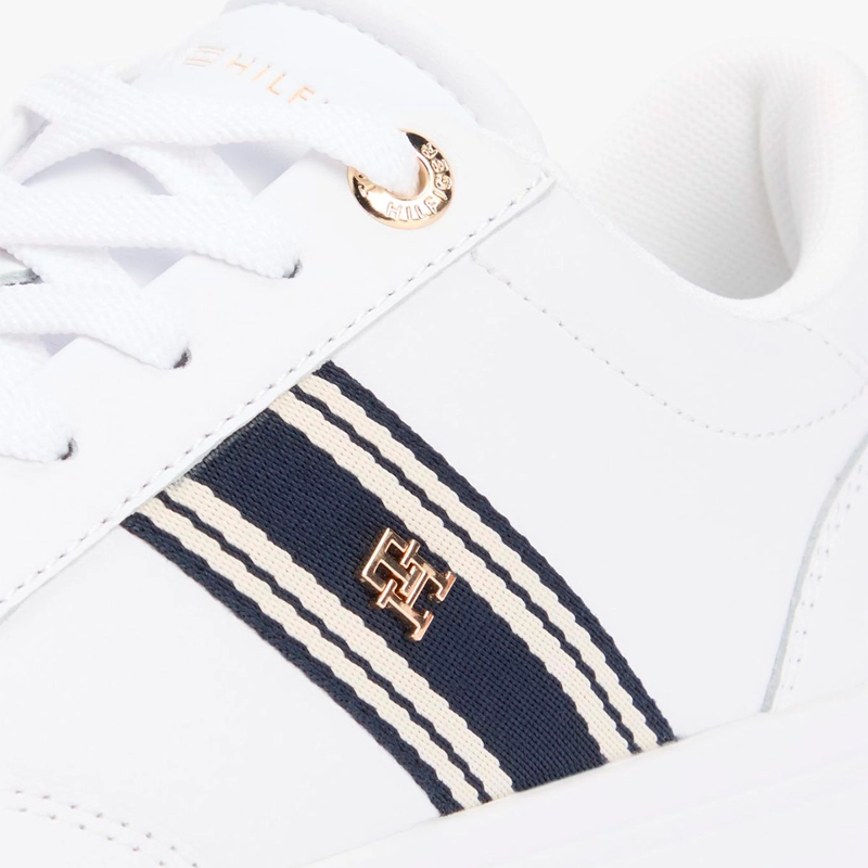 ZAPATILLAS MUJER TOMMY HILFIGER CASUALES BLANCA FW0FW09354YBS  - 7