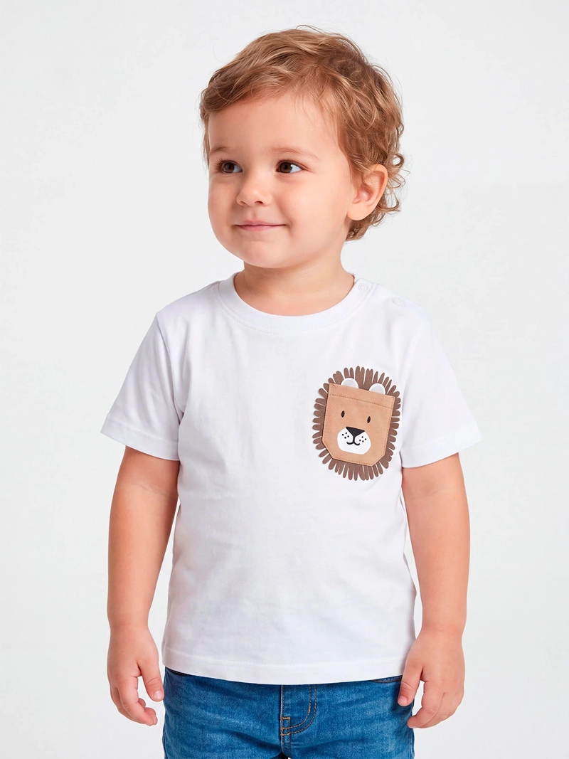 POLERA NIÑO BABY HARVEST ALGODÓN MANGA CORTA