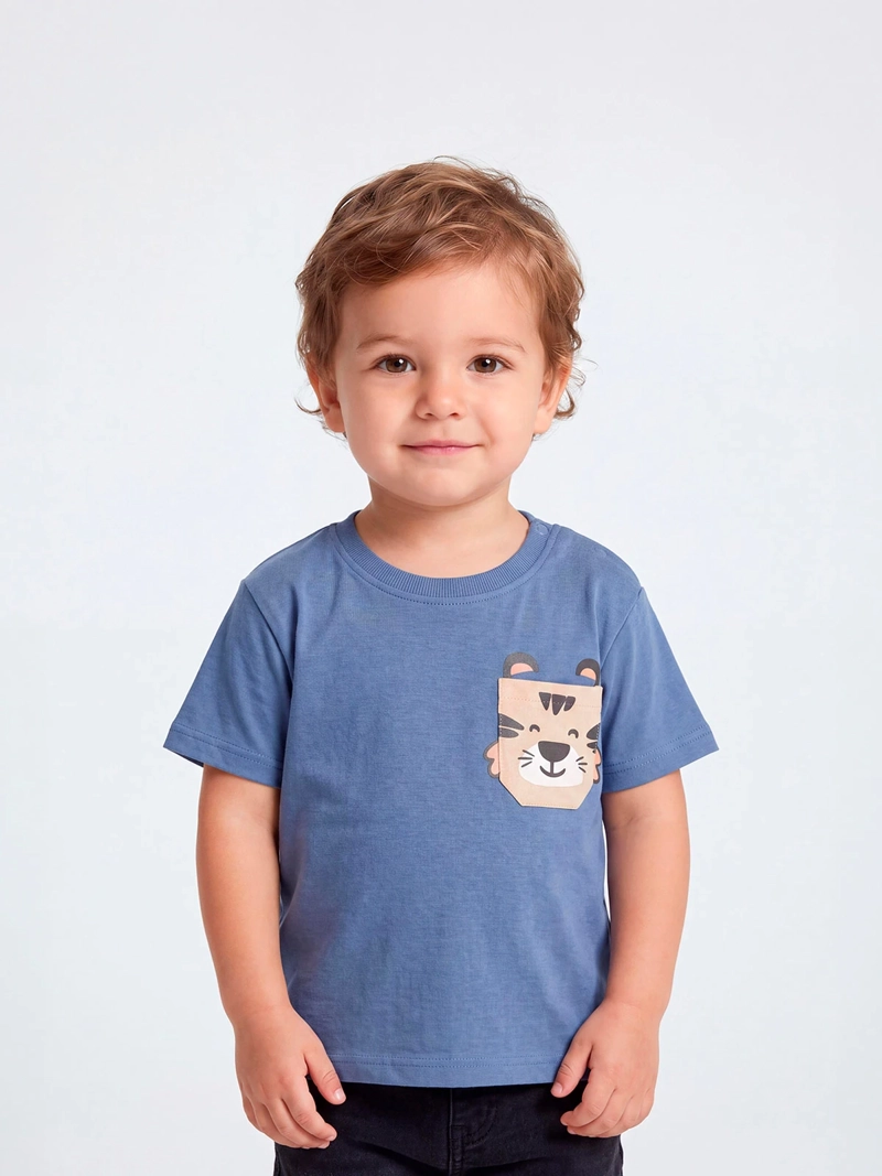 POLERA NIÑO BABY HARVEST ALGODÓN MANGA CORTA - 1