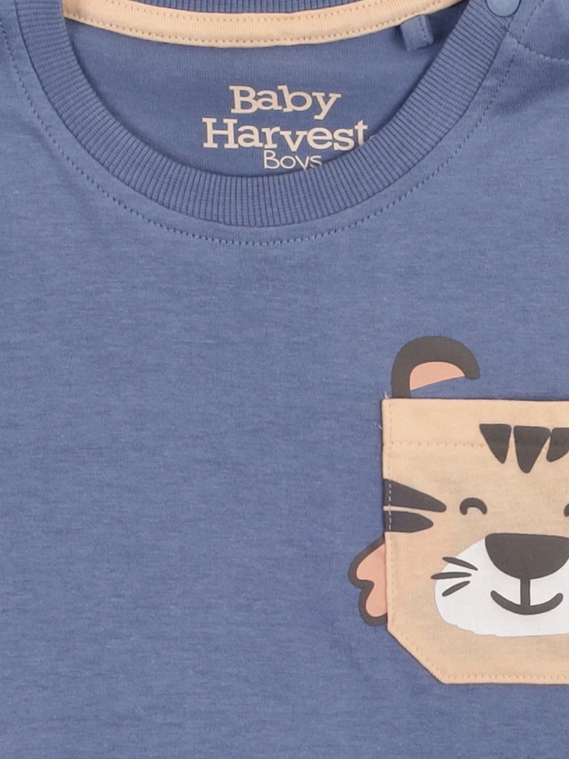 POLERA NIÑO BABY HARVEST ALGODÓN MANGA CORTA - 5